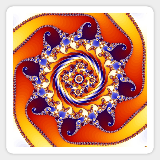 Colourful Mandelbrot Fractal Zoom Sticker by pinkal